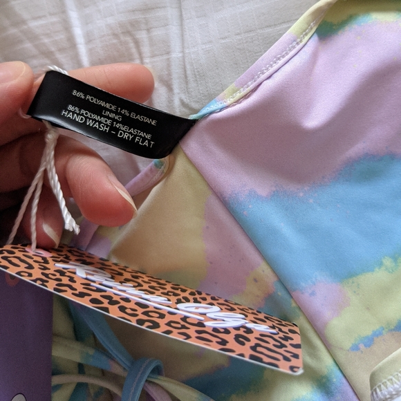 {Reina Olga} Revolve Mufftache Tie Dye Bikini - Picture 7 of 8
